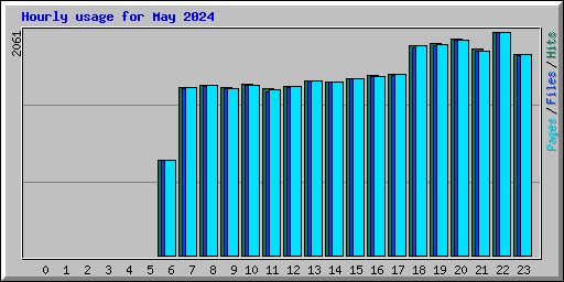 Hourly usage for May 2024